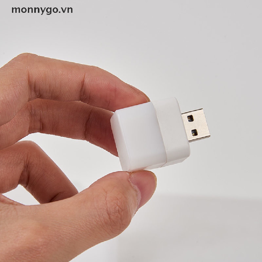 1 Đèn LED Mini Sạc USB Hình Tròn Bảo Vệ Mắt Dùng Khi Đọc Sách