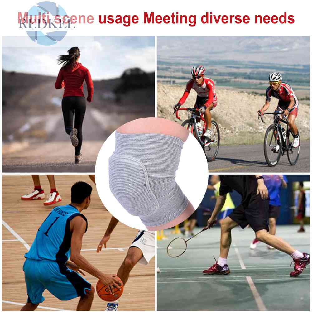 1 Cặp Băng Quấn Bảo Vệ Đầu Gối Chống Trượt Khi Chơi Thể Thao Ngoài Trời