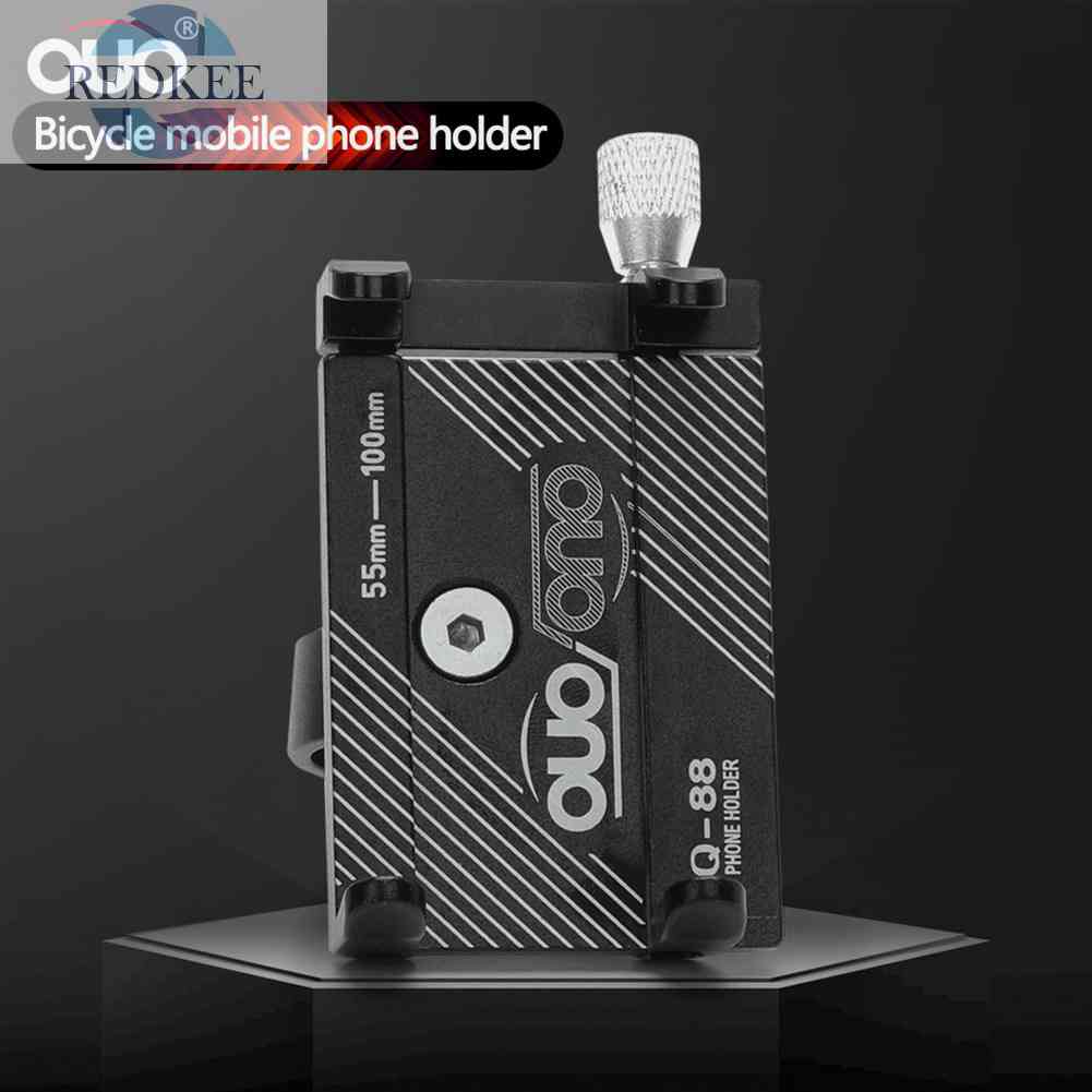 Giá Đỡ Điện Thoại OUO Q-88 Bằng Nhôm Gắn Tay Lái Xe Đạp / Mô Tô
