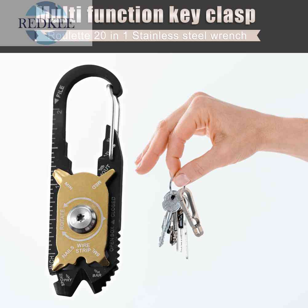 Dụng Cụ Tua Vít Thép Bỏ Túi EDC 20 Trong 1