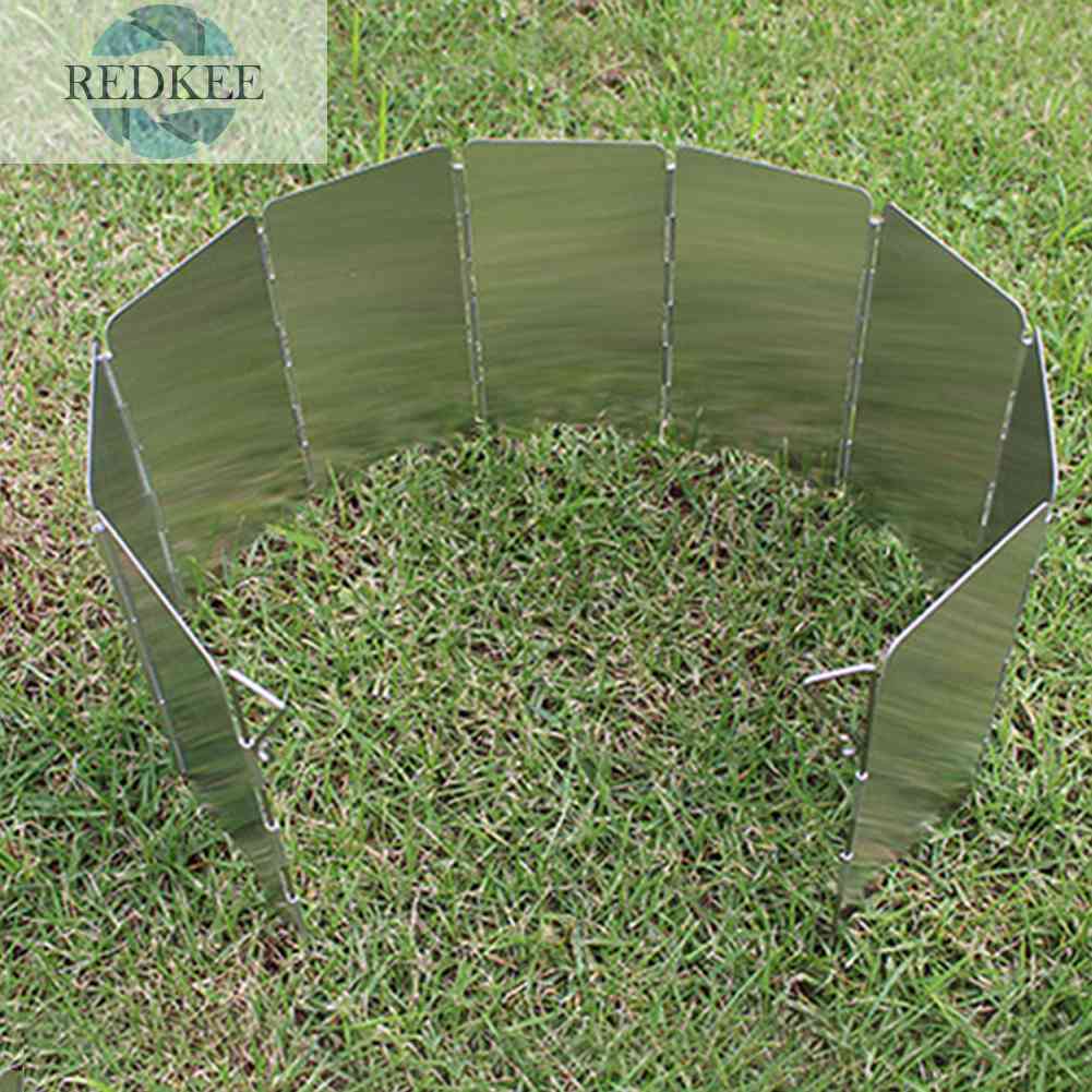 Bộ 9 Tấm Chắn Gió Cho Bếp Gas Cắm Trại