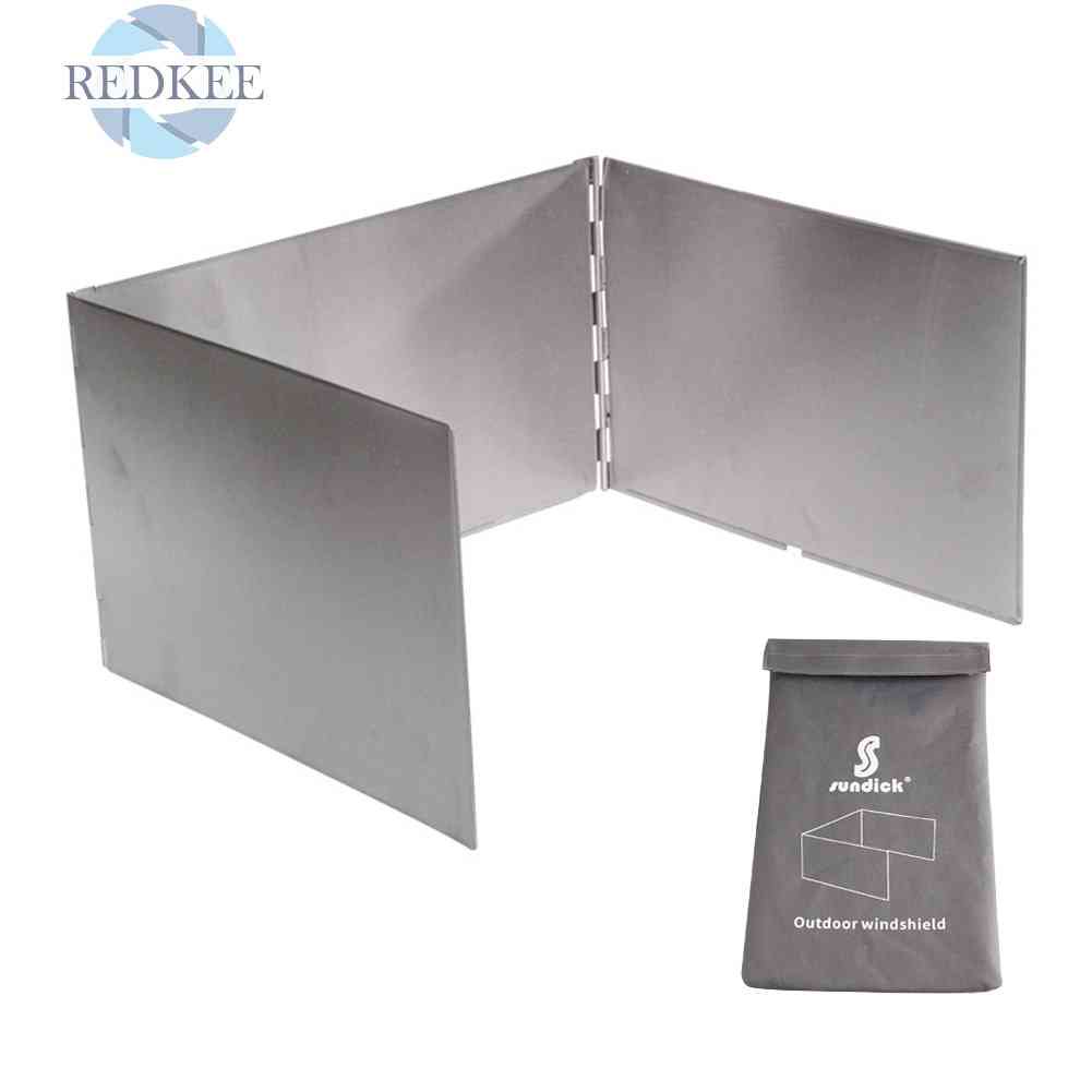 Tấm Chắn Gió Bằng Thép Không Gỉ Tiện Dụng Khi Đi Cắm Trại