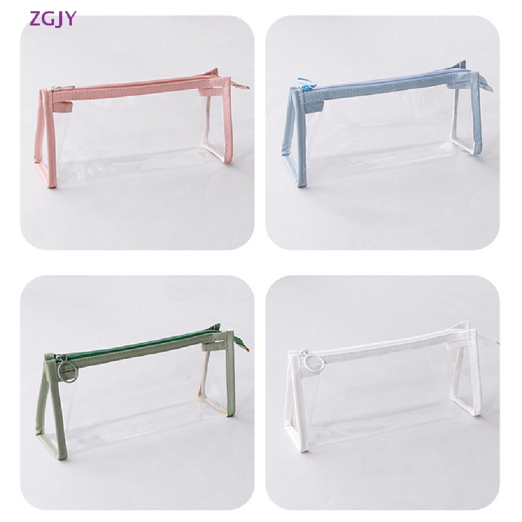 Túi Đựng Bút Bằng PVC Trong Suốt Chống Thấm Nước Dễ Thương Mới