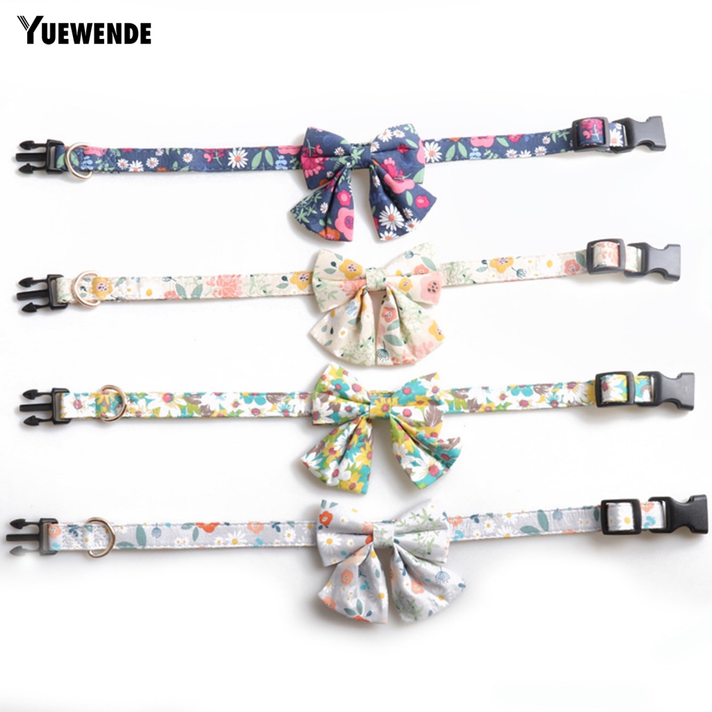 Vòng Cổ Thú Cưng Gắn Nơ Dễ Thương