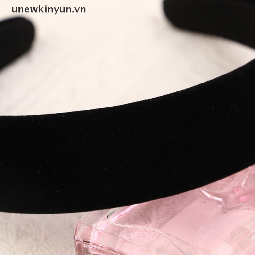 Băng Đô Nhung Đính Đá Dùng Rửa Mặt / Trang Sức Tiện Dụng