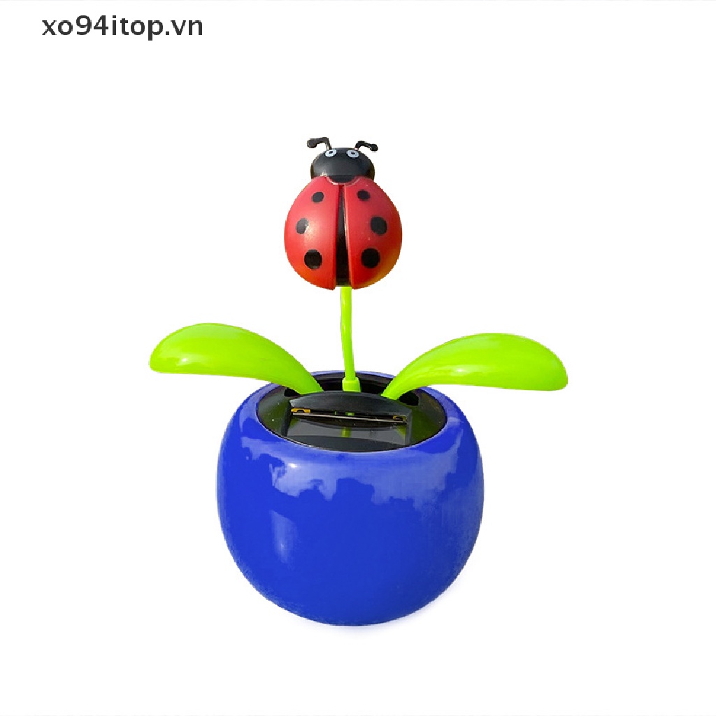 Chậu Hoa Sử Dụng Năng Lượng Mặt Trời Tự Động Lắc Dùng Trang Trí Xe Hơi