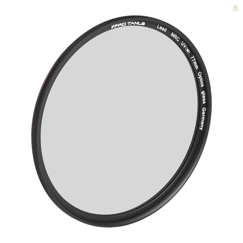 Kính Lọc Tia Cực Tím 77mm 22 Lớp Siêu Mỏng Kèm Giá Đỡ Cho Lens Máy Ảnh
