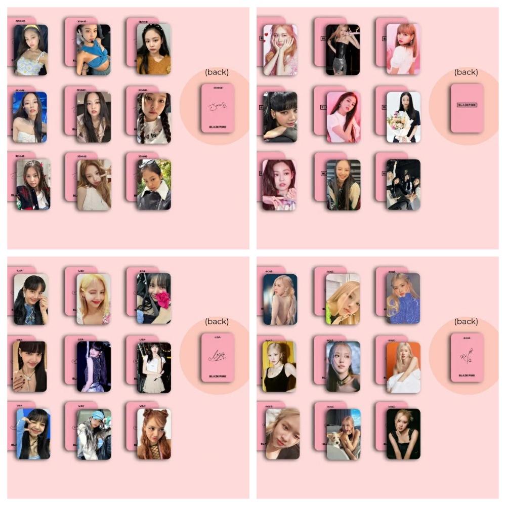 Lomo card Blackpink bo góc thẻ ảnh