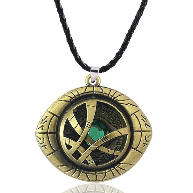 Vòng cổ Da Mặt Hình Nhân Vật Phim Doctor Strange Của Agamotto Cổ Điển Cho Nam