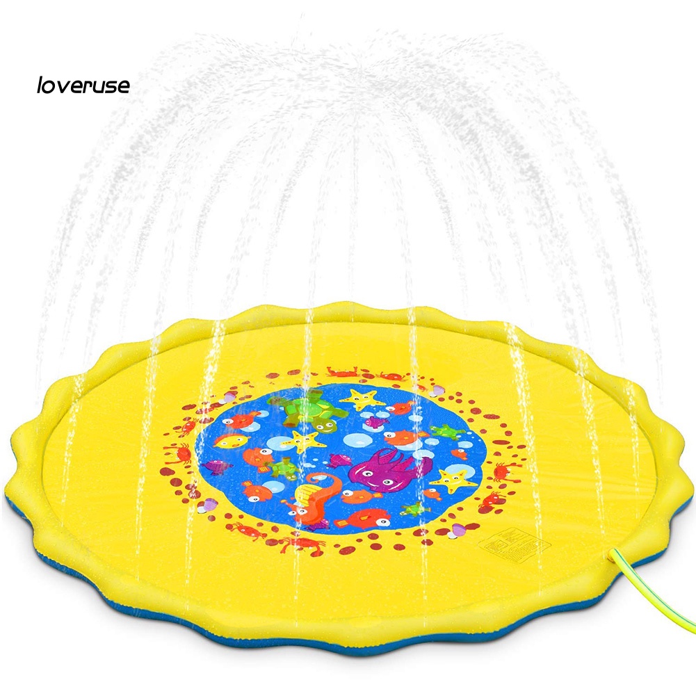 Thảm Bơm Hơi Phun Nước Chơi Ngoài Trời Cho Trẻ Em