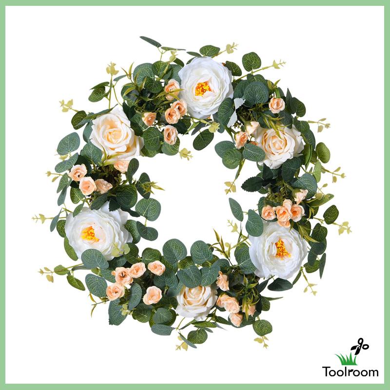 Vòng Hoa Bằng Lụa Dùng Trang Trí Cửa Nhà Hàng / Tiệc Cưới