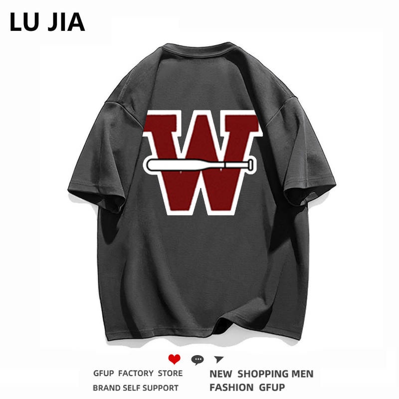 Áo thun tay ngắn 100% cotton thời trang hè phong cách đường phố a7Aw