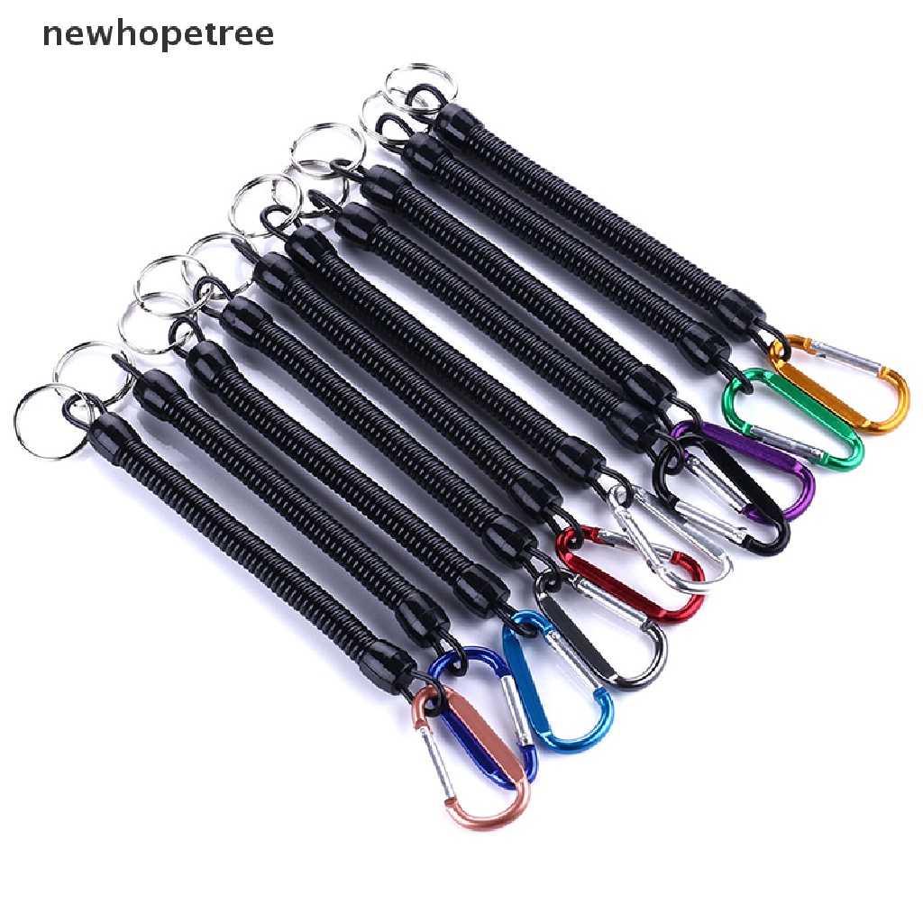 1 Dây Lò Xo Co Giãn Có Thể Thu Gọn Chống Thất Lạc Cho Điện Thoại / Móc Khóa Tiện Dụng