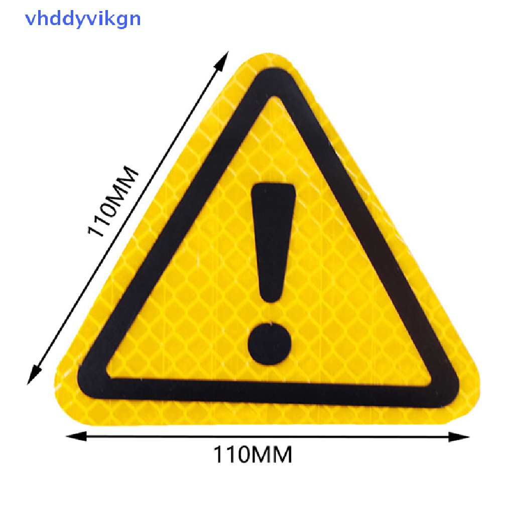 Miếng Dán Cảnh Báo Hình Tam Giác Phản Quang Chuyên Dùng Cho Xe Hơi