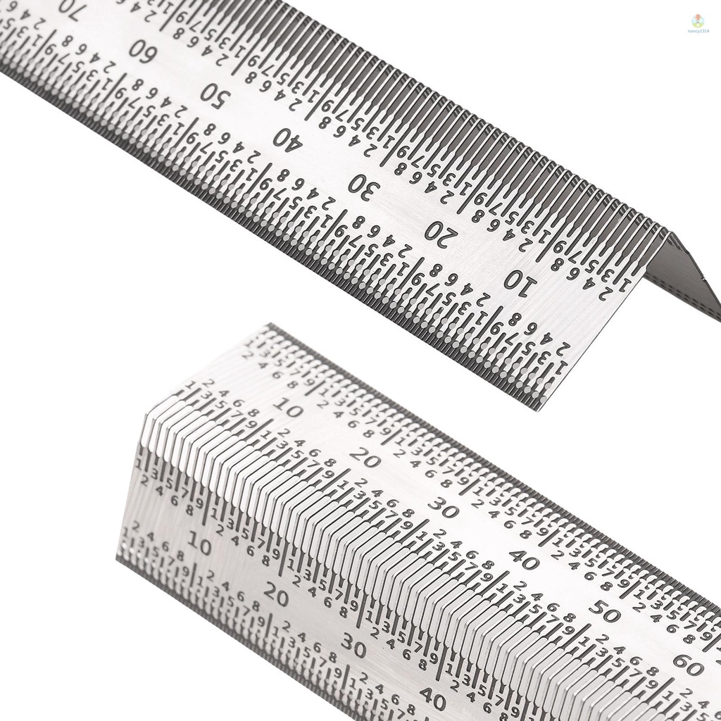 Thước Đo Góc Phải Bằng Thép Không Gỉ Độ Chính Xác Cao Đa Năng