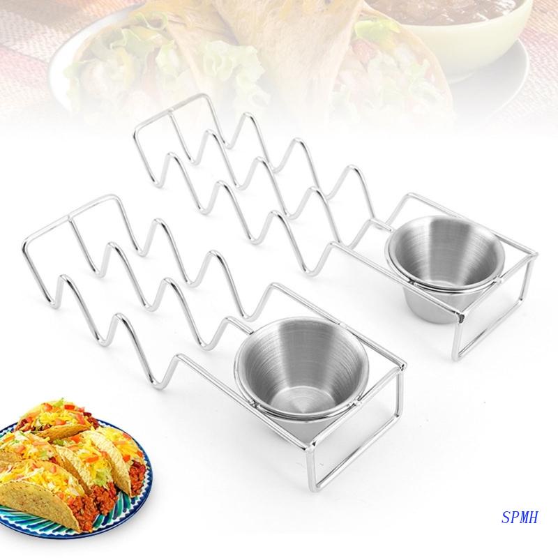Khay Làm Bánh Taco Bằng Thép Không Gỉ Siêu Bền Tiện Dụng Cho Nhà Hàng