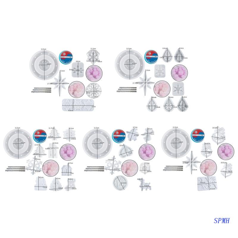 Khuôn Silicone Làm Mặt Dây Chuyền Hình Chuông Gió DIY