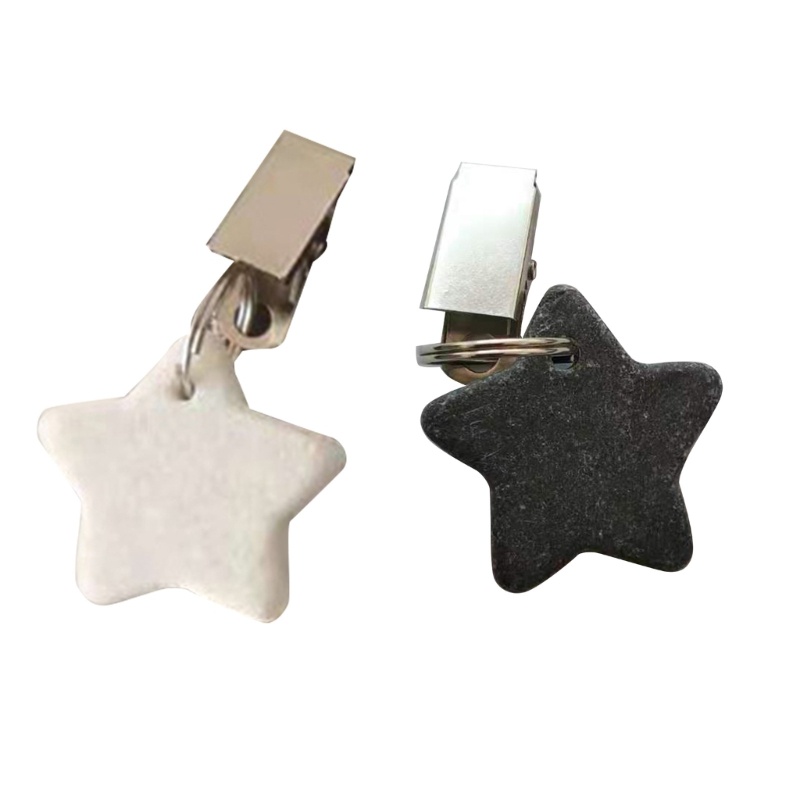 Aoto Set 4 Móc Treo Khăn Trải Bàn Bằng Kim Loại Trọng Lượng Nhẹ Hình Ngôi Sao Cho Hoạt Động Ngoài Trời