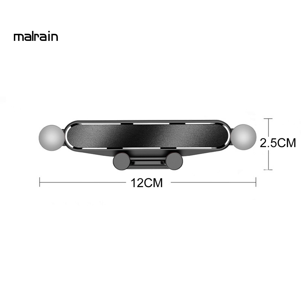 [Ma] Giá Đỡ Điện Thoại Di Động Mini Gắn Khe Điều Hòa Xe Hơi Trọng Lực Thời Gian Dài