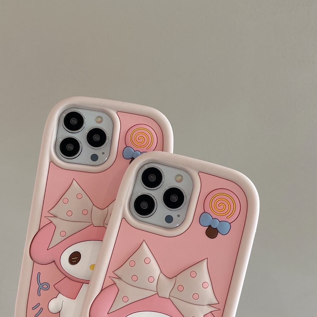 Ốp Điện Thoại Silicon Mềm Chống Sốc In Hình Hoạt Hình Dễ Thương Cho iPhone 14 14PRO max 13 12PRO max 13pro max 11