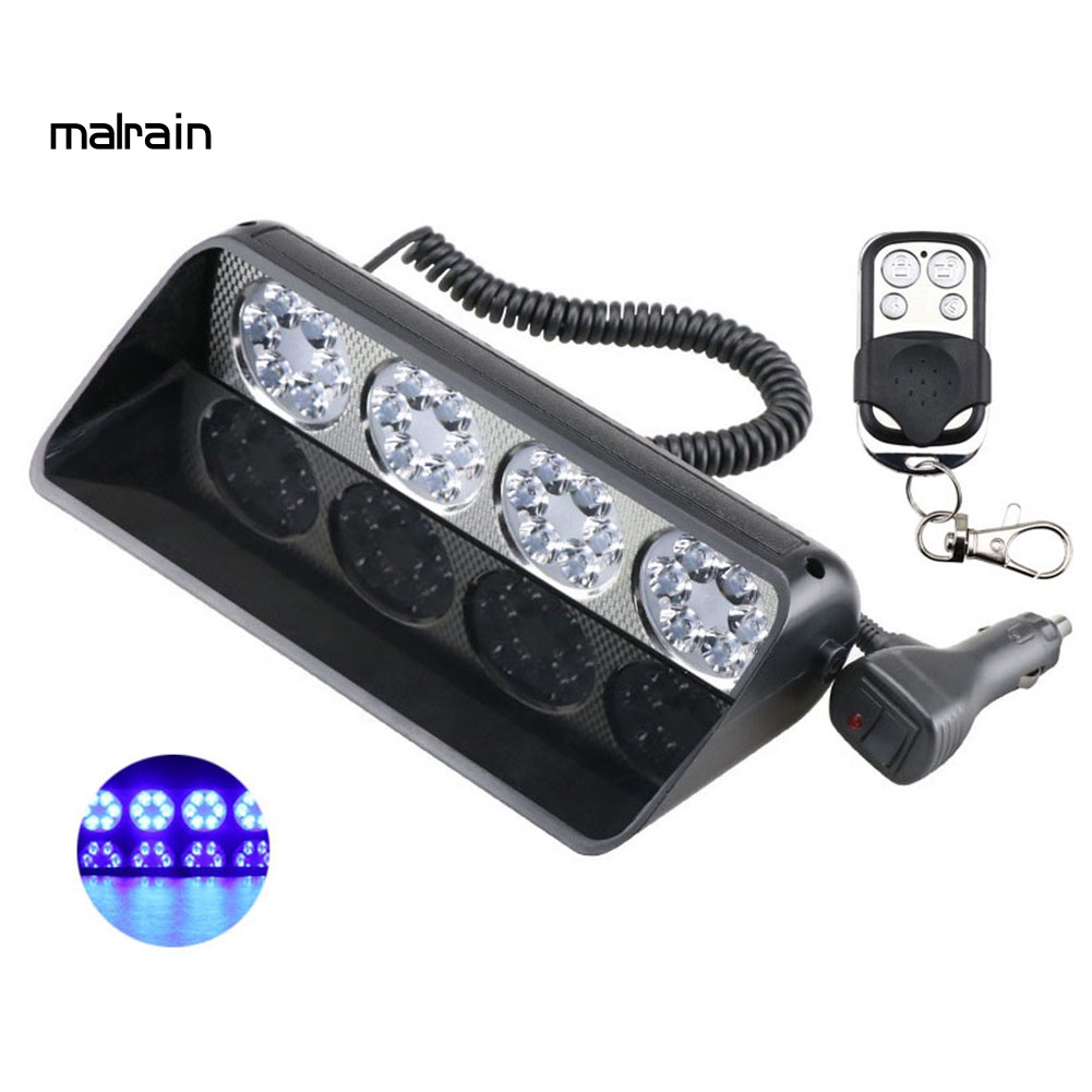 Đèn Tín Hiệu 24 Bóng LED Siêu Sáng Gắn Kính Chắn Gió Xe Hơi