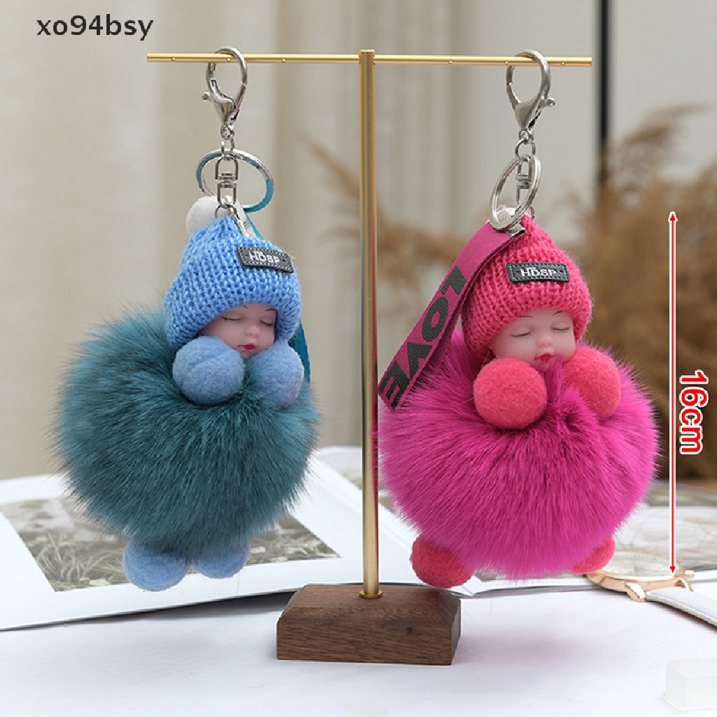 Móc Khóa Búp Bê Em Bé Đang Ngủ xo94bsy
