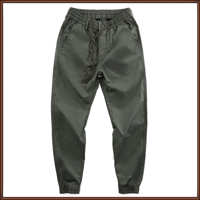 Quần Thể Thao Lưng Thun Co Giãn Thoáng Khí Nhanh Khô Màu Sắc Đơn Giản Cho Nam