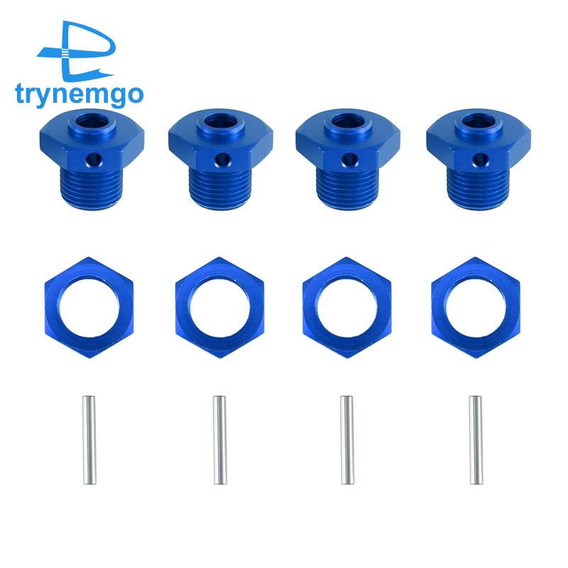 Bộ Chuyển Đổi Trục Bánh Xe 17mm Bằng Kim Loại Kèm Đai Ốc Thay Thế Cho Arrma 1 / 7