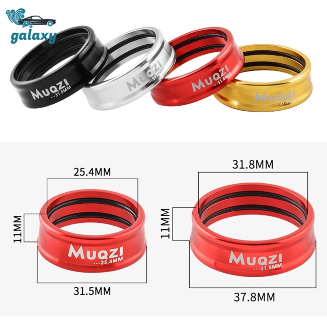 Cặp Vòng Khóa Cố Định Tay Lái Xe Đạp Leo Núi Bằng Hợp Kim Nhôm Cho galaxy 25.4 / 31.8mm1