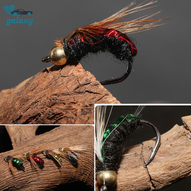Galaxy Set 10 Mồi Giả Câu Cá Hình Côn Trùng