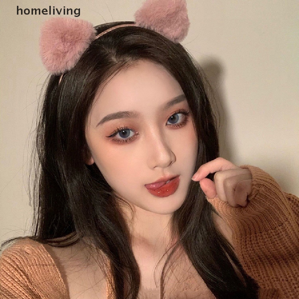 Băng Đô Tai Mèo Nhồi Bông Dễ Thương Dành Cho Nữ