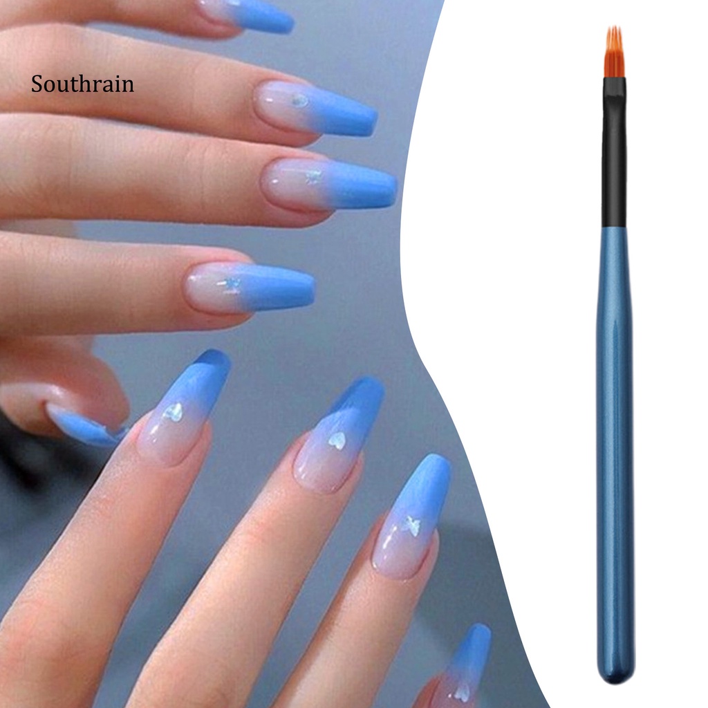 Cọ Vẽ Móng Nghệ Thuật Bằng Sợi Nylon Mềm Linh Hoạt Chống Trượt Tay Cầm Thoải Mái Đa Năng