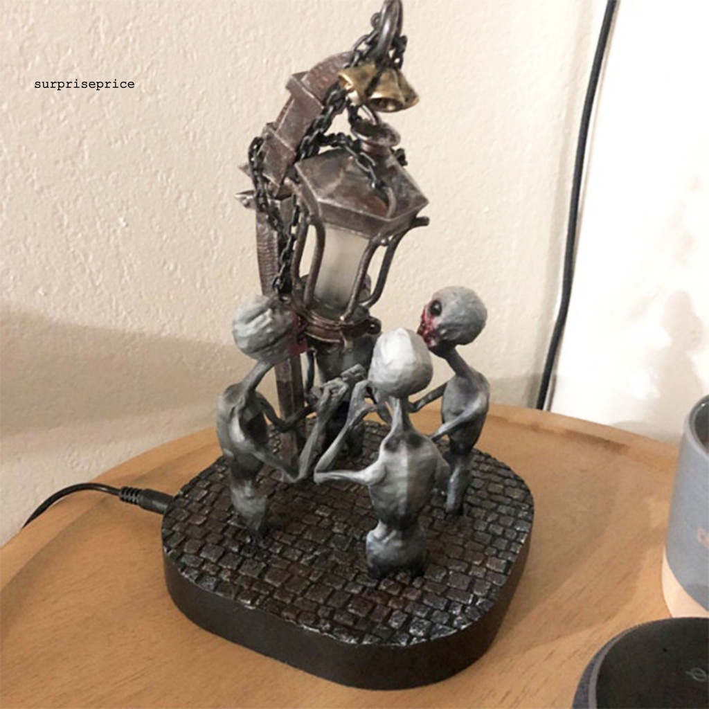 Đèn LED Để Bàn Hình Đầu Lâu Điêu Khắc Độc Đáo