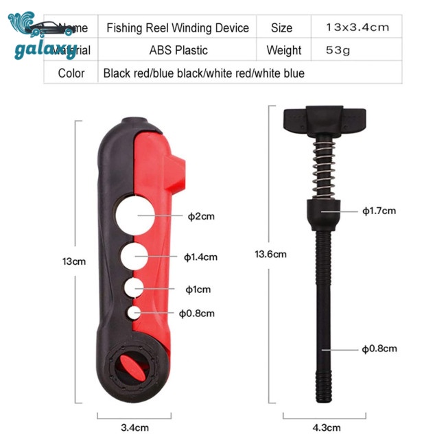 Galaxy Dụng Cụ Quấn Dây Câu Cá Đa Năng Tháo Rời Được