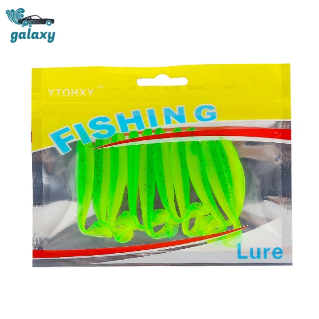 Galaxy Bộ 10 Mồi Câu Cá Hình Chữ T 5.5cm / 1.6g