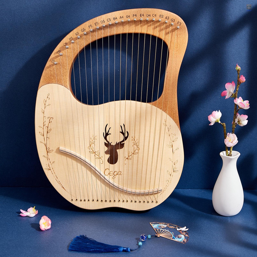 Hộp Lyre Harp Box 21 Dây Kim Loại Dán Mặt Sau Bảng Mạch Có Cờ Lê Điều Chỉnh