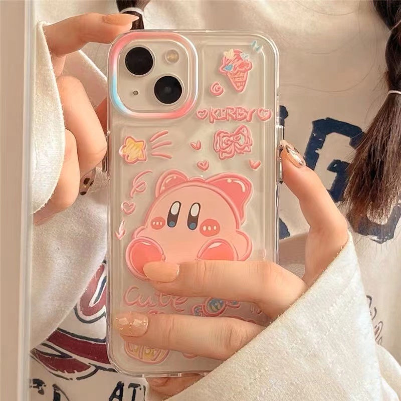 ✅Ốp Điện Thoại Họa Tiết Kuromi Hoạt Hình Kirby 1312 Cho Iphone14Promax Xr 11 GSCO
