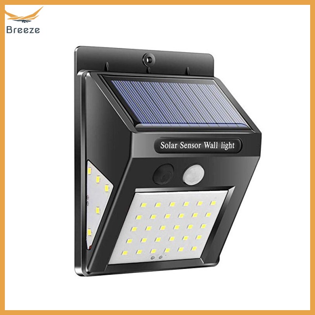 Đèn LED Treo Tường 3 Mặt Sử Dụng Năng Lượng Mặt Trời Chống Thấm Nước IP65