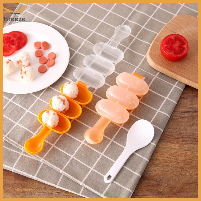 Khuôn Làm Cơm Nắm Hình Quả Cầu Diy Cho Bé