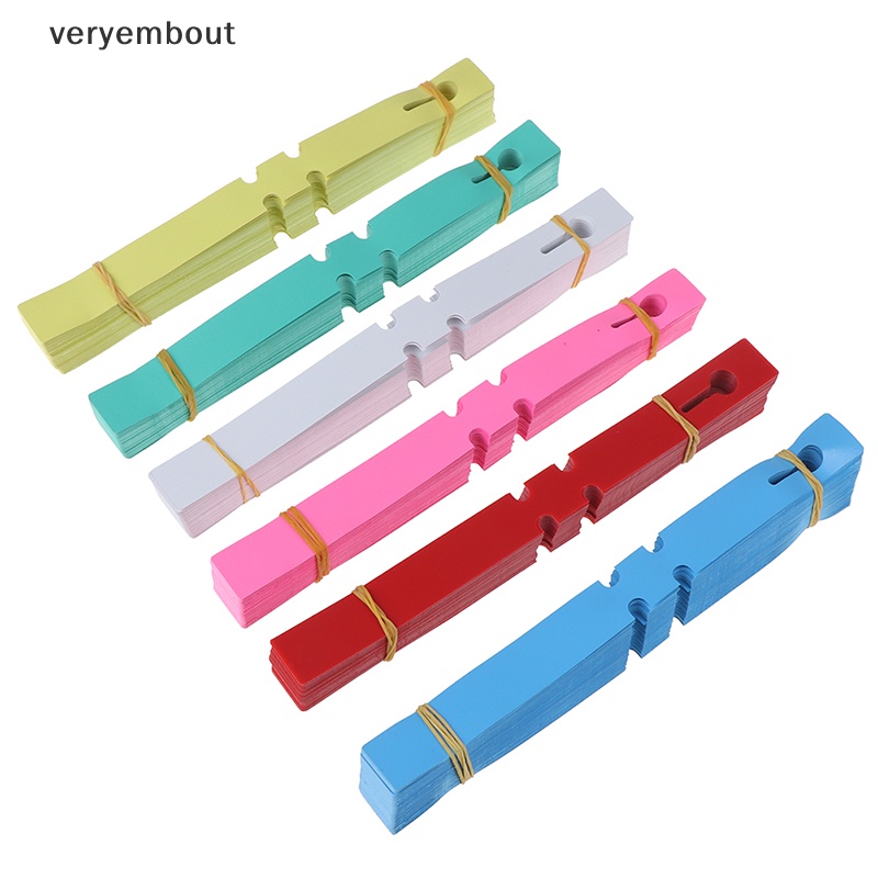 Set 100 Nhãn Treo Ghi Tên Chống Thấm Nước Tiện Lợi