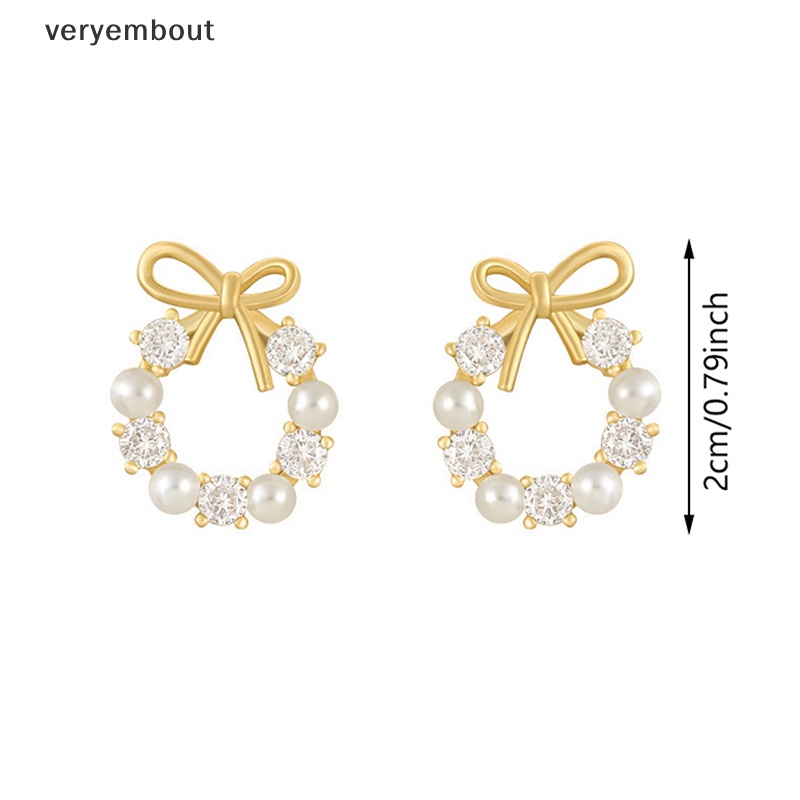 Khuyên Tai Kim Loại Đính Hạt Ngọc Trai Nhân Tạo Thanh Lịch Thời Trang Cho Nữ