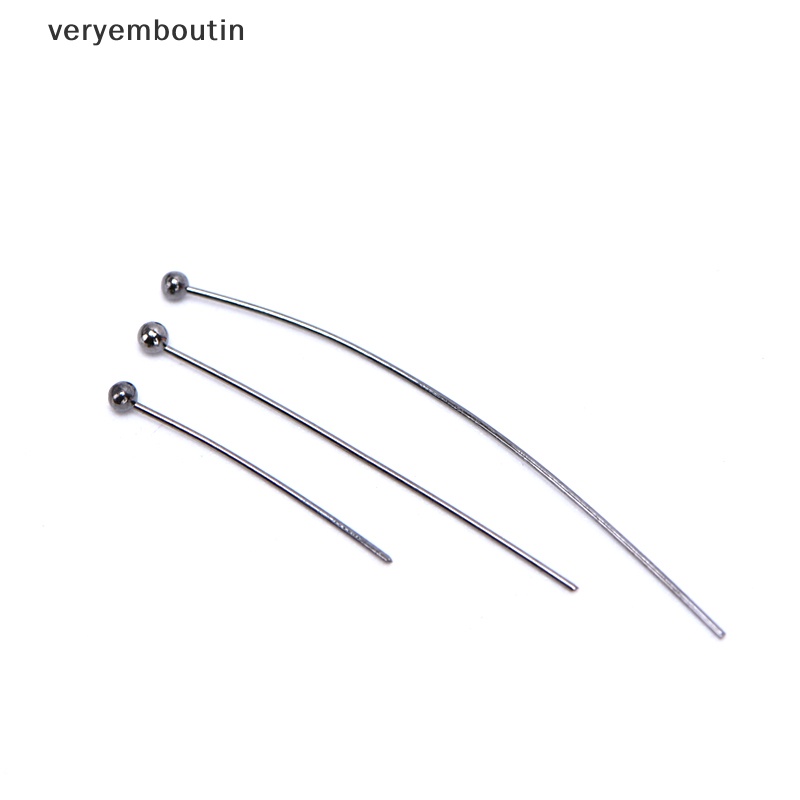 Bộ 200 Ghim Đầu Bi Làm Bông Tai DIY