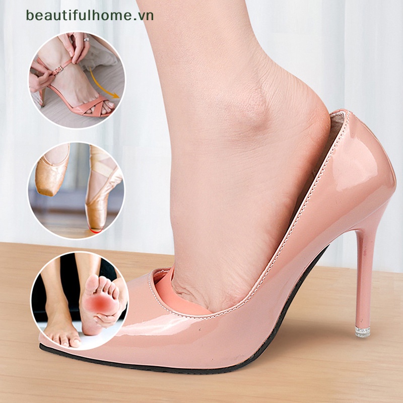 Bộ 2 Miếng Đệm Silicone Bảo Vệ Ngón Chân Khi Múa Ba Lê Chuyên Nghiệp