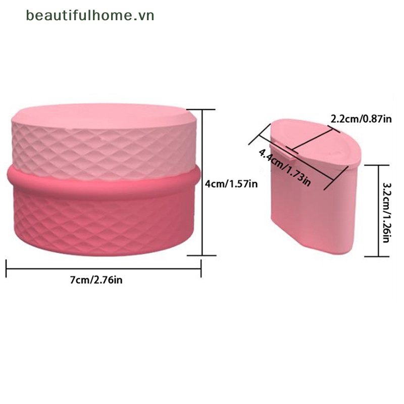 Hộp Đựng Thuốc 3 Trong 1 Bằng Silicone Tiện Dụng Mang Theo Du Lịch