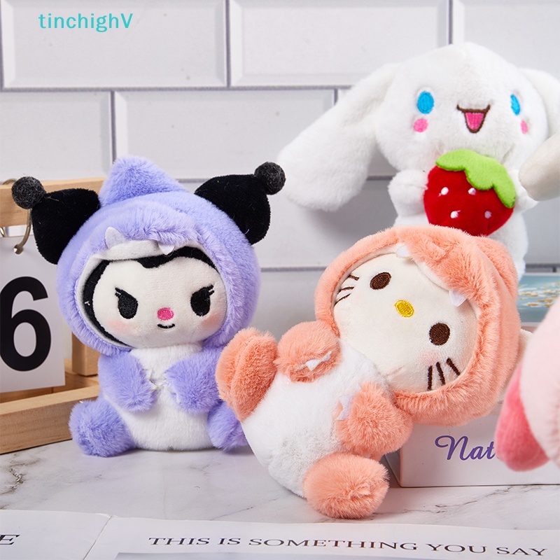 [TinchighV] Móc Khóa Hình Chó Nhồi Bông Ngắn Dễ Thương Trang Trí Túi Xách [Mới]