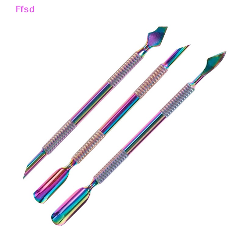 {Ffsd} Bộ Dụng Cụ Làm Móng Bằng Thép Không Gỉ Loại Bỏ Da Chết Trang Trí Nghệ Thuật * Bán Chạy