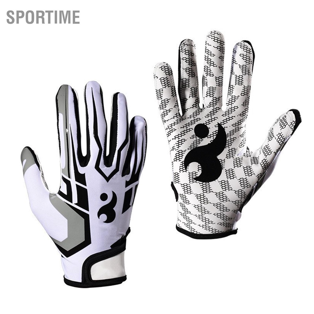 Bán hàng nóng Găng tay bóng bầu dục Mỹ chống trượt thể thao đầy đủ ngón thoáng khí cho chày