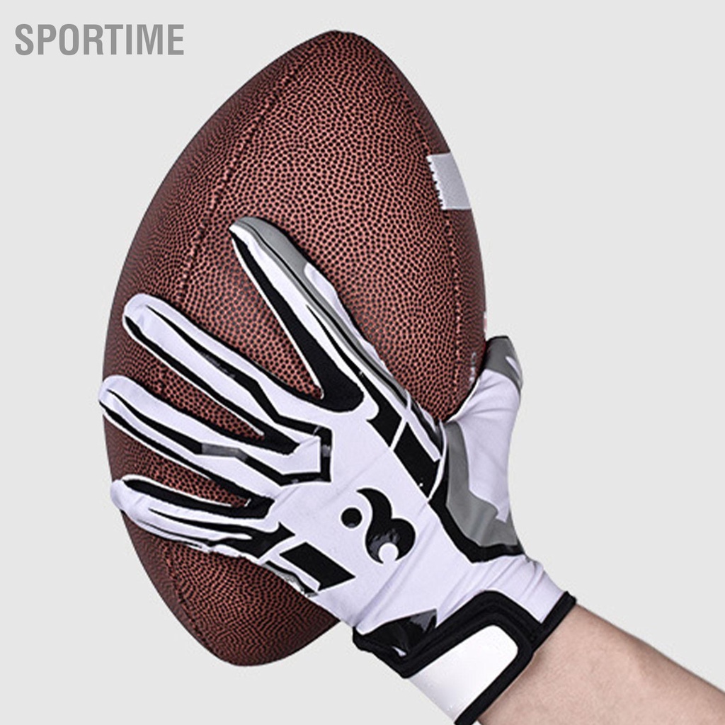 Bán hàng nóng Găng tay bóng bầu dục Mỹ chống trượt thể thao đầy đủ ngón thoáng khí cho chày