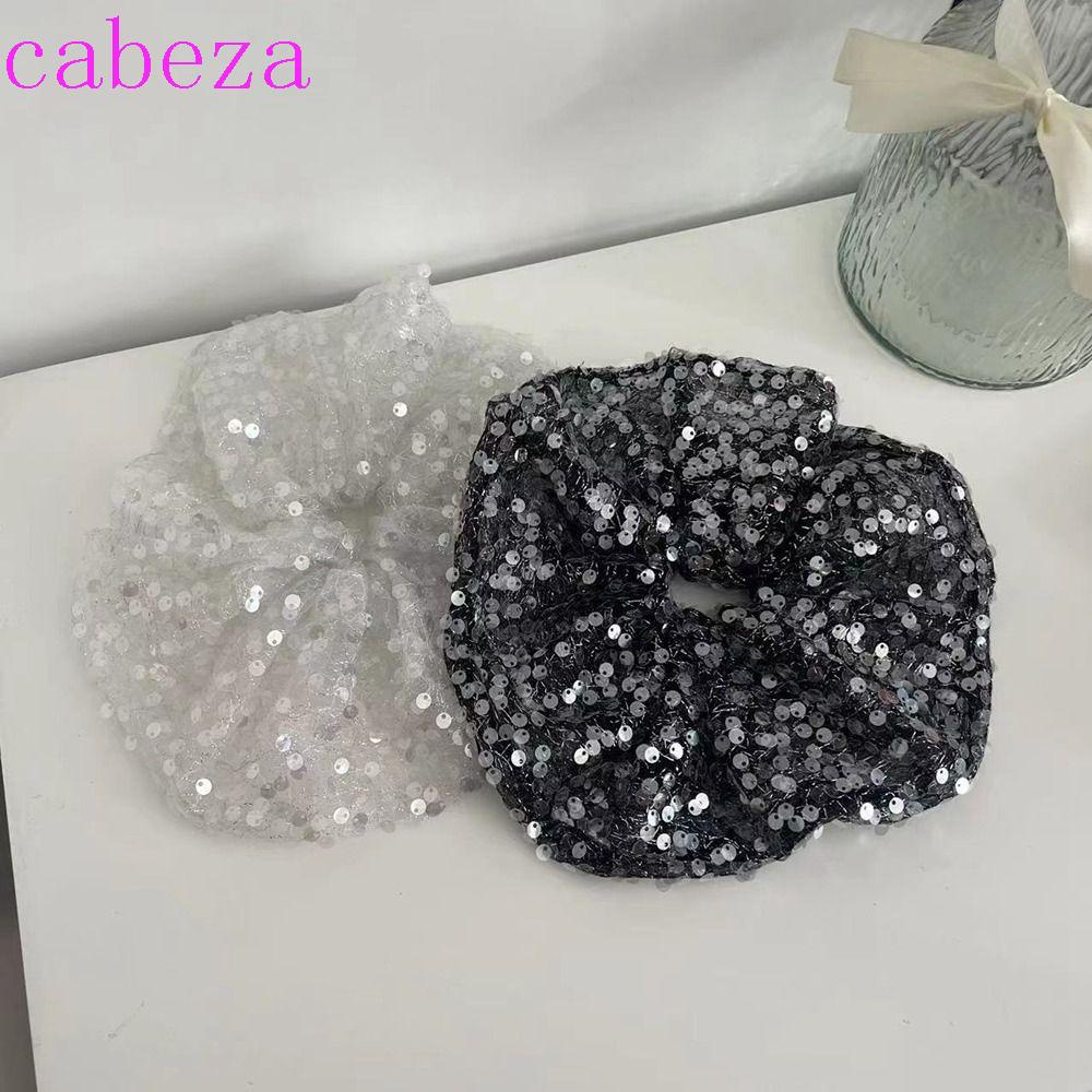 Dây Cột Tóc Đính Sequin Lấp Lánh Phong Cách Hàn Quốc Dễ Thương Cho Nữ