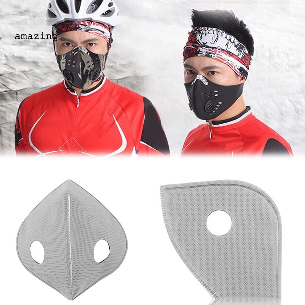 Set 2 Khẩu Trang Carbon Hoạt Tính Chống Sương Mù Chống Bụi Dành Cho Đua Xe Đạp